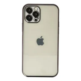 Newface Iphone 12 Pro Kılıf Razer Lensli Silikon - Siyah
