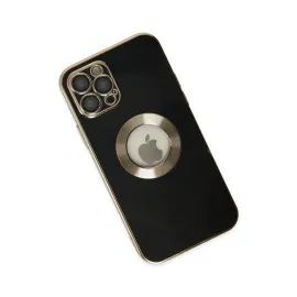 Newface Iphone 12 Pro Max Kılıf Store Silikon - Siyah