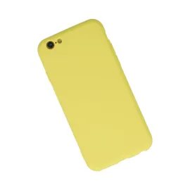 Newface Iphone 6 Plus Kılıf Nano Içi Kadife Silikon - Sarı