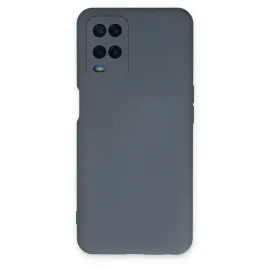 Newface Oppo A54 4G Kılıf Nano Içi Kadife Silikon - Gri