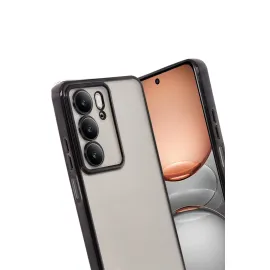 Newface Realme C75 4G Kılıf Razer Lensli Silikon - Siyah