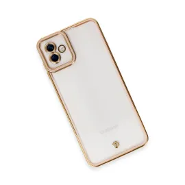 Newface Samsung Galaxy A04 Kılıf Liva Lens Silikon - Rose