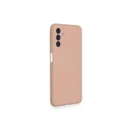 Newface Samsung Galaxy A14 4G Kılıf Nano Içi Kadife Silikon - Pudra
