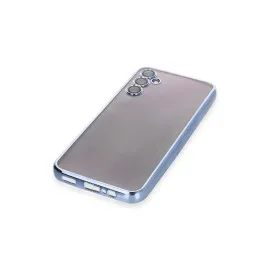 Newface Samsung Galaxy A14 4G Kılıf Razer Lensli Silikon - Açık Mavi