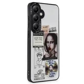 Newface Samsung Galaxy A15 4G Kılıf Mirror Desenli Kapak - Mirror - 2