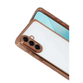 Newface Samsung Galaxy A17 5G Razer Lensli Silikon - Çöl Titanyum