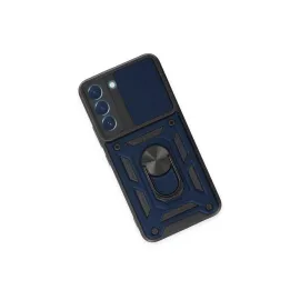 Newface Samsung Galaxy S23 Kılıf Pars Lens Yüzüklü Silikon - Lacivert