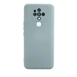 Newface Tecno Camon 16 Kılıf Nano Içi Kadife Silikon - Buz Mavisi