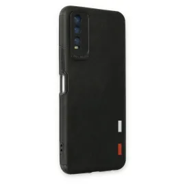 Newface Vivo Y11S Kılıf Loop Deri Silikon - Siyah