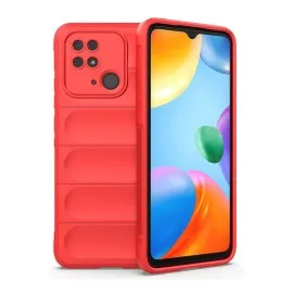Newface Xiaomi Redmi 10C Kılıf Optimum Silikon - Kırmızı