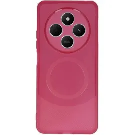 Newface Xiaomi Redmi 14C Kılıf Maya Karbon Kapak - Bordo