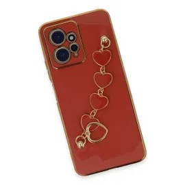 Newface Xiaomi Redmi Note 12 4G Kılıf Esila Silikon - Kırmızı