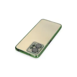 Newface Xiaomi Redmi Note 12 4G Kılıf Razer Lensli Silikon - Yeşil