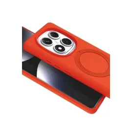 Newface Xiaomi Redmi Note 14 Pro 5G Regal Magsafe Standlı Kapak - Turuncu