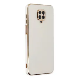 Newface Xiaomi Redmi Note 9 Pro Kılıf Volet Silikon - Beyaz