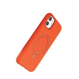 Newface Apple iPhone 11 Regal Magsafe Standlı Kapak - Turuncu