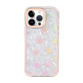 Newface Apple Iphone 14 Lumi Desenli Kapak - Pembe