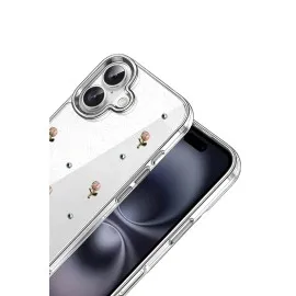 Newface Apple Iphone 16 Fiyonk Desenli Kapak - Desen 6