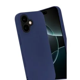 Newface Apple Iphone 17 Nano Içi Kadife Silikon - Lacivert