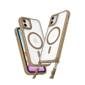 Newface Iphone 12 Kılıf Enka Magsafe Silikon Kılıf - Desert