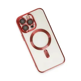 Newface Iphone 15 Pro Kılıf Kross Magneticsafe Kapak - Kırmızı