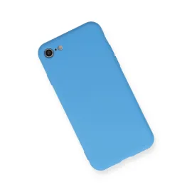 Newface Iphone 7 Kılıf Nano Içi Kadife Silikon - Mavi