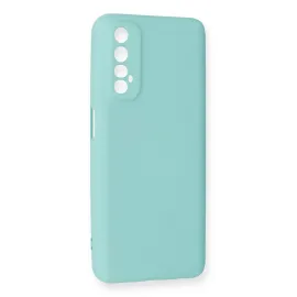 Newface Realme 7 Kılıf Nano Içi Kadife Silikon - Turkuaz