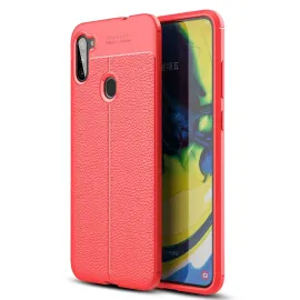 Newface Samsung Galaxy A11 Kılıf Auto Focus Kapak - Kırmızı