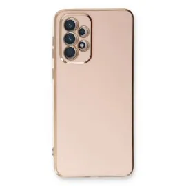 Newface Samsung Galaxy A53 5G Kılıf Volet Silikon - Pembe
