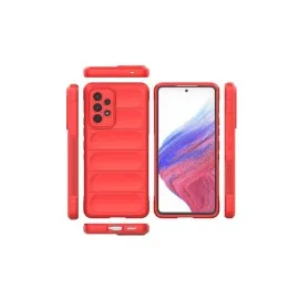 Newface Samsung Galaxy A73 5G Kılıf Optimum Silikon - Kırmızı