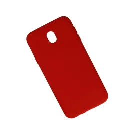 Newface Samsung Galaxy J7 Pro / J730 Kılıf Nano Içi Kadife Silikon - Kırmızı