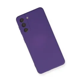 Newface Samsung Galaxy S21 Kılıf Nano Içi Kadife Silikon - Mor