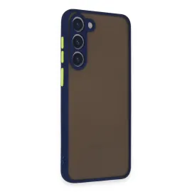 Newface Samsung Galaxy S23 Plus Kılıf Montreal Silikon Kapak - Lacivert