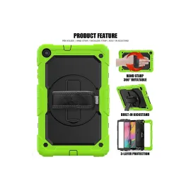 Newface Samsung Galaxy T510 Tab A 10.1 Kılıf Pars Tablet Kapak - Yeşil