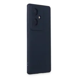 Newface Vivo V29 Lite Kılıf Nano içi Kadife Silikon - Lacivert