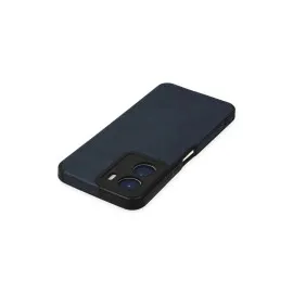 Newface Vivo Y16 Kılıf Loop Deri Silikon - Lacivert