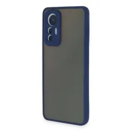 Newface Xiaomi Mi 12 Lite Kılıf Montreal Silikon Kapak - Lacivert