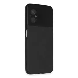 Newface Xiaomi Poco M5 Kılıf Loop Deri Silikon - Siyah