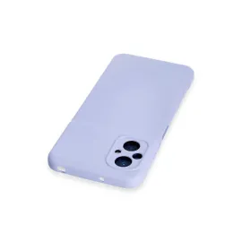 Newface Xiaomi Poco M5 Kılıf Nano Içi Kadife Silikon - Lila