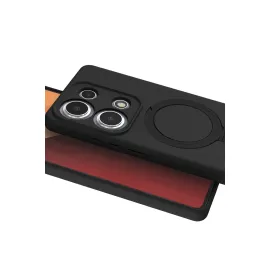 Newface Xiaomi Redmi Note 13 Pro 4G Regal Magsafe Standlı Kapak - Siyah