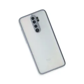 Newface Xiaomi Redmi Note 8 Pro Kılıf Montreal Silikon Kapak - Gri
