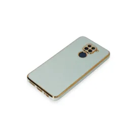 Newface Xiaomi Redmi Note 9 Kılıf Volet Silikon - Açık Yeşil