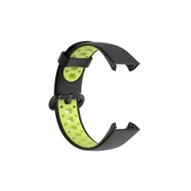 Newface Xiaomi Redmi Watch 2 Spor Delikli Kordon - Siyah-Yeşil