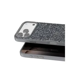 Onegif Apple Iphone 17 Pro Max Bright Simli Kapak - Gümüş