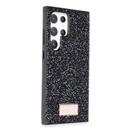Onegif Samsung Galaxy S23 Ultra Bright Simli Kapak - Siyah