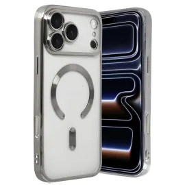 Newface Apple Iphone 17 Pro Kross Magneticsafe Kapak - Gümüş