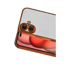 Newface Apple Iphone 17 Razer Lensli Silikon - Turuncu