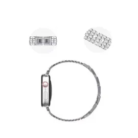 Newface Apple Watch 38Mm Live Taşlı Kordon - Siyah