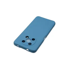 Newface Huawei Nova Y90 Kılıf Nano Içi Kadife Silikon - Mavi