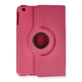 Newface Ipad Mini 1 Kılıf 360 Tablet Deri Kılıf - Pembe